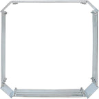 Sunnydaze 11.75" H Raised Metal Garden Bed - Galvanized Raised Garden Bed Outdoor for Vegetables and Flowers - Silver - Square