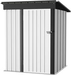 JUMMICO Metal Outdoor Storage Shed 5 x 3 FT Metal Shed by JUMMICO