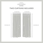 Exclusive Home Cabana Solid Indoor/Outdoor Light Filtering Hook-and-Loop Tab Top Curtain Panel Pair, 54"x120", Teal