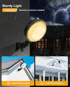 LED Barn Light, 150W 20000LM Yard Area Lights Dusk to Dawn Outdoor Lighting with Photocell 3000K Warm White Adjustable Angle IP66 Waterproof Street Lights for Security/Farmhouse/Garage