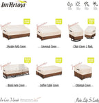 JinHrtoyi 2-Seater Patio Loveseat Cover, 58Wx32Dx31H inches Outdoor Furniture - Image 4