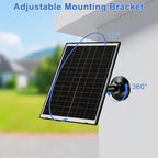 Zivif Solar Panel Charger for Arlo Essential 2K (2nd Gen), Essential XL & Spotlight Cameras – USB-C & Micro USB, IP66 Waterproof, 360° Adjustable Mount, 7.2ft Cable