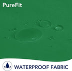 PureFit Outdoor Curtains for Patio Waterproof Weatherproof, UV Resistant Outside Curtains for Gazebo, Front Porch, Pergola, Sun Blocking Privacy Curtain, 120W x 84L inch, 1 Panel, Green