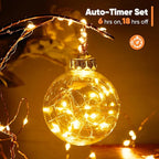 Indoor String Lights, 65.6 Ft Battery Powered LED Warm White