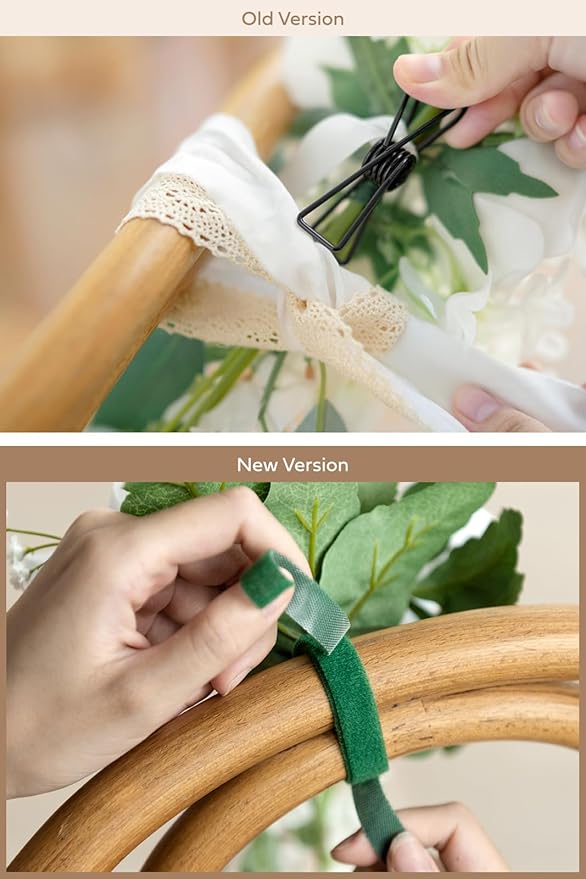 Artificial Wedding Pew Flowers, 8 Pcs Lilac and Gold Silk Aisle Decor