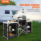VEVOR Camping Kitchen Table, Folding Outdoor Cooking Table - Image 4