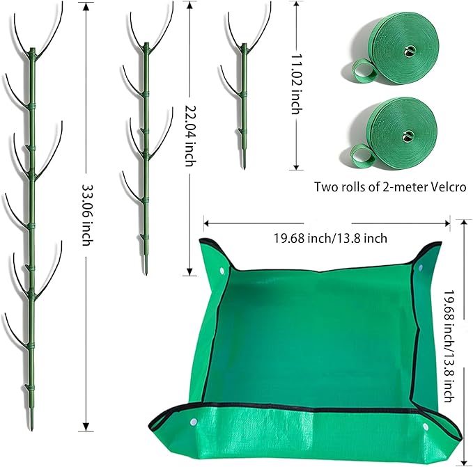 Monstera Plant Support Stakes Indoor - 10-Pack Stackable Tall Plant Sticks for Climbing Plants Stem Support - Durable Trellis Garden Poles for Outdoor Gardening