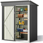 Bealife 5' x 3' Outdoor Storage Shed Clearance, Metal Outdoor Storage Cabinet - Image 9