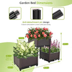 Raised Garden Bed with Legs Planters for Outdoor Plants pots Elevated Garden Boxes Garden Patio Balcony Deck to Planting Flowers Vegetables Tomato and Herbs