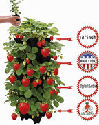 5 Tier Stackable Strawberry, Herb, Flower, and Vegetable Planter - Vertical Garden Indoor/Outdoor