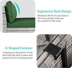 10-Piece Outdoor Patio Furniture Set with Rocking Swivel Chair, PE Wicker Rattan Sectional Sofa Patio Conversation Set with 55,000 BTU Fire Pit Table & Coffee Table, Green