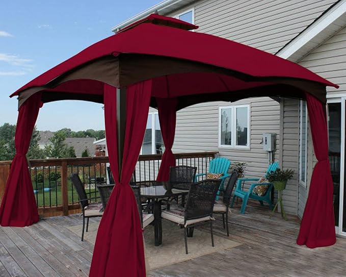 USA High Performance Replacement Canopy Top for Lowe's – Burgundy
