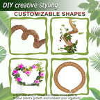 Soupiar 2 Pack 48'' Bendable Moss Pole for Monstera & Pothos - Tall Handmade Coco Coir Plant Support Stakes for Large Climbing Indoor Plants, Potted Houseplant Trellis Accessories