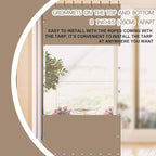 Outdoor Curtains: Clear Vinyl Panel, 8x8 Ft, Beige, Rustproof Grommets