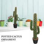 ABOOFAN Artificial Saguaro Cactus in Pot Faux Succulent Plant 20.86In Large Fake Potted Cacti Decorative Bonsai for Home Office Garden D Cor
