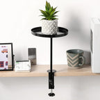 2 Pcs Window Sill Plant Shelf 7.9''D x 14.2''H Adjustable Window Shelf Windowsill Clamp Tray for Indoor Plants Metal Windowsill Extension Tray Planter Floating Shelves for Indoor Outdoor