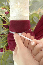 Artificial Flowers Wedding Arch Swag Kit, Wine Red, 3 Pieces
