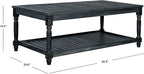 Safavieh Outdoor Collection Oakley Dark Slate Grey Coffee Table