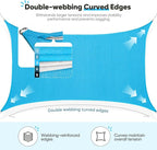 Quictent 20x26ft Sun Shade Sail for Patio, 185GSM Heavy Duty Rectangular Outdoor Sunshades UV Block Outside Canopy Cover for Backyard