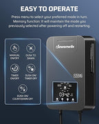 DEWENWILS 200W Low Voltage Landscape Transformer with Photocell Sensor & Timer, 120V AC to 12V/14V AC, Weatherproof Outdoor Landscape Lighting Transformer for Garden Lights, Spotlights, Steplights