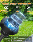 ALEPOD Solar Pathway Lights Outdoor - 12 Pack Solar Powered Garden Lights Waterproof IP65, Decor Landscape Lighting with Three Lighting Modes for Yard, Lawn, Walkway, Driveway, Warm White