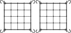 VIVOSUN 2 x 2Ft. Elastic Trellis Netting with 4 Hooks for Climbing Plants, Vegetables, Fruits, and Flowers, 2-Pack