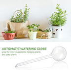 8 Pcs Clear Plant Watering Globes,Plastic Self Watering Bulbs Ball,Garden Water Device for Plant Indoor Outdoor(Small)