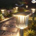 Super Bright Solar Pathway Lights Outdoor Powered 8 Pack,Adjustable Warm&Cool White,Waterproof IP65 Solar Garden Decor Landscape Lighting Outside for Front Yard/Patio/Walkway/Driveway/Lawn/Path Light