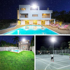 400W LED Stadium Flood Light Outdoor,2400W Equivalent 50500LM 5000K Daylight White Super Bright FloodLight with Plug,85-277V IP66 Waterproof Commercial Lighting for Sports Fields,Counts,Arena