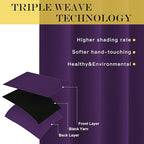 NICETOWN Blackout Curtain Drape for Bedroom - Light Reducing Thermal Insulated Solid Grommet Room Darkening Window Curtain 90 inches Long for Living Room (Royal Purple, 1 Piece, W66 x L90)
