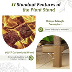 Plant Stand Indoor Outdoor 63" Tall Plant Shelf for Plants 14-Tier Large Plant Sheves for Living Room Heavy Duty Plant Rack Garden Balcony Patio Hanging Planter