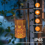 Mothers Day Gifts for Mom Grandma - Birthday Gifts for Women, Hummingbird Solar Lights Outdoor, Solar Lanterns Outdoor Waterproof Home Decor, Garden Decor for Outside