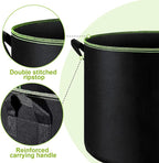 6-Pack 7 Gallon Grow Bags - 300G Heavy Duty Aeration Fabric Pots with Handles,Thickened Nonwoven Planter Bags for Vegetables Flowers Fruits