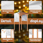 Universal Pergola Replacement Canopy Outdoor Canopy Shade Cover Waterproof Shade Top Cover for Outdoor Patio Porch Backyard(16 x 7 ft,Beige)