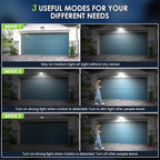 [12 Packs] Solar Motion Lights Outdoor, Ultra Bright Solar Fence Lights with Motion Sensor, IP65 Waterproof Security Light 3 Modes, 270° Lighting Angle, Wall Lights for Deck Patio Fence Garage Door