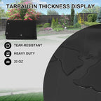 20 Oz Outdoor Vinyl Curtain, Outdoor Clear Panel Curtain, Weather Resistant - Image 4