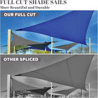 SUNLAX Custom Size 10'x18'x20.6' Dark Grey (Gray) Sun Shade Sail Right Triangle UV Block Sunshade for Backyard Yard Deck Patio Garden Outdoor Facility (Customized)