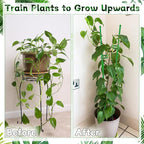 Plant Stakes 18Inch, 10Pcs Plant Support Stakes,HAINANSTRY Adjustable Length Garden Stakes,Plant Stakes for Indoor and Outdoor Plants,Tomatoes/Beans/Orchid/Vegetable Stakes for Garden
