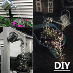 ZNYCYE Solar Waterfall Fairy Bunch Lights Outdoor Waterproof 200LEDs 8 Modes Watering Can Light (NO CAN), Solar Powered String Lights Firefly Vine Garden Decorations Gardening Gifts for Mom
