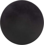 Safavieh Outdoor Athena Black Modern Concrete Round Accent Table