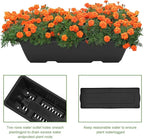 5 Tier Vertical Raised Garden Bed Planter Box, Vertical Raised Bed with Drainage Holes for Indoor Outdoor Herbs Flowers Vegetables Plants, Black