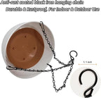 20 Inch Hanging Baskets Chain, Hanging Chains with Hooks Flower Pot Chain Replacement Plant Hangers for Planters, Bird Feeders and Lanterns (Classic, 4)