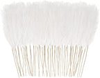 Artificial Pampas Grass Stems, 50 Pack, 21.6 Inch White Silk Plumes