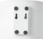 Deco 79 Metal Indoor Outdoor Wall Planter Indoor Outdoor Floating Hanging Planter, Set of 3 Plant Hanger 9", 7", 6"H, White