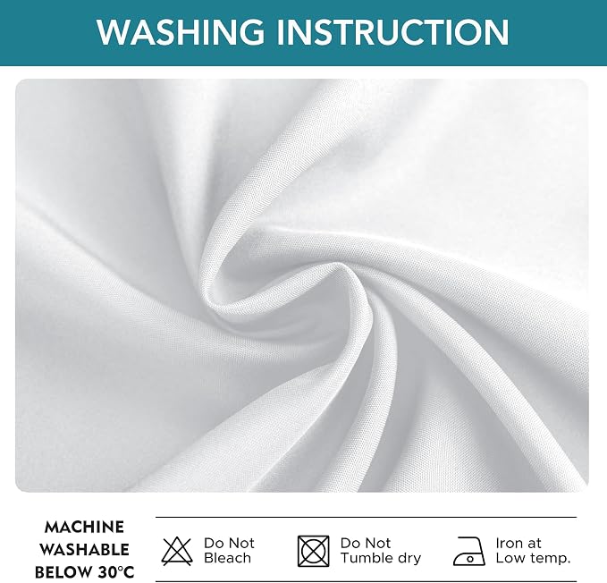 HolidayIdeas Outdoor Curtains for Patio Waterproof 4 Panels-Windproof - Image 7