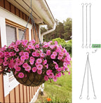 Chain for Hanging Plants, Adjustable Hanging Chain with Hooks, 21 Inch, Black – 10 Pack Heavy Duty for Hanging Bird Feeders,Grow Lights, Potted Plants, Neon Sign, Christmas Wrea