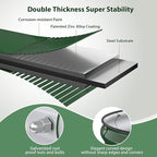 Raised Garden Bed Kit, 5x2x1 ft Galvanized Planter Box Outdoor with Safety Edging, Large Metal Raised Beds for Gardening Vegetables Flower Fruits (Moss Green)