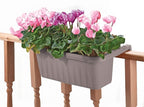 Apollo Exports International 24" Adjustable Railing Planter, Driftwood
