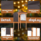 Universal Pergola Replacement Canopy Outdoor Canopy Shade Cover Waterproof Shade Top Cover for Outdoor Patio Porch Backyard(17 x 6.8 ft,Coffee)