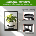 Wall Hanging Plant Stands Planter Shelves, Indoor Outdoor Window Plant Hanger Decor for Living Room Entryway (White 3-Pack)